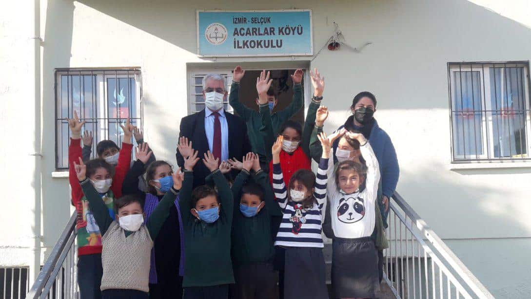 Milli Eğitim Müdürümüz Sayın Cezayir BİLEKLİ   Acarlar İlkokulunu Ziyaret Etti