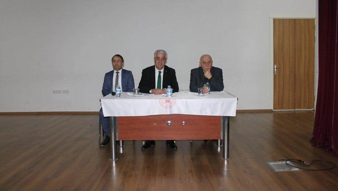 İlçe Milli Eğitim Müdürümüz Sayın Cezayir BİLEKLİ Başkanlığında AFAD Acil Eylem Plan Toplantısı Yapıldı.