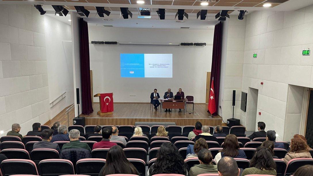İlçe Milli Eğitim Müdürümüz Sayın Cezayir BİLEKLİ Başkanlığında İSG Uzmanımız Mustafa ÜNVANLI Tarafından TİP 1 Diyabet Bilgilendirme Toplantısı yapıldı