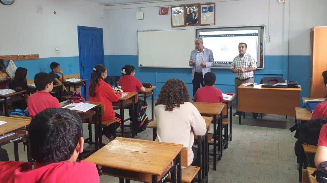 İlçe Milli Eğitim Müdürümüz Sayın Cezayir BİLEKLİ Belevi Şht. Yzb. Cengiz Topel Ortaokulunu Ve İlkokulunu ziyaret etti