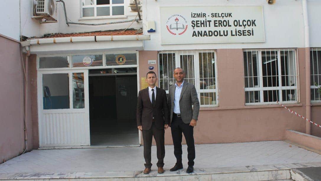İlçe Milli Eğitim Müdürümüz Sayın Ali Serkan ATLAN, Şehit Erol Olçok Anadolu Lisesini ziyaret etti